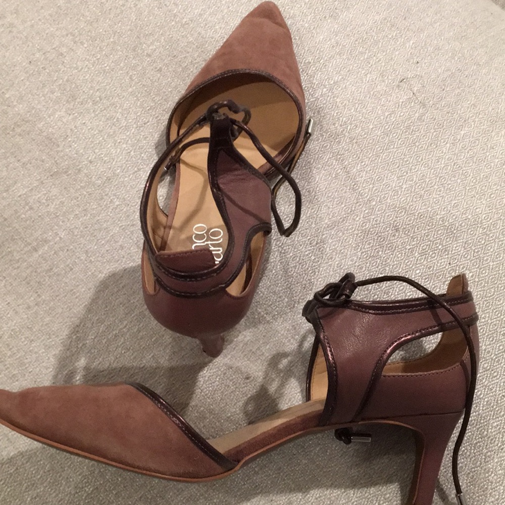 Franco Sarto light plum color heels